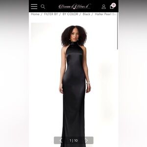 Brand new Black Halter Maxi Dress